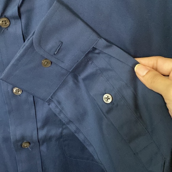 Men’s Club Room Regular Fit Performance Button Down Shirt 100% Cotton NWT - Picture 4 of 9